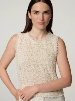 Stricktop aus Baumwolle