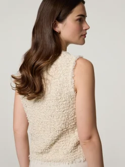 Stricktop aus Baumwolle