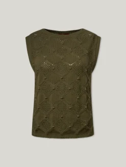 Stricktop aus Baumwolle RIBE