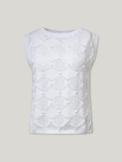 Stricktop aus Baumwolle RIBE