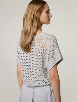 Stricktop aus Fancy-Garn