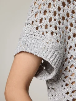 Stricktop aus Fancy-Garn