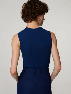 Stricktop aus Rippenstrick