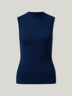 Stricktop aus Rippenstrick