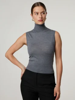 Stricktop aus Schurwolle