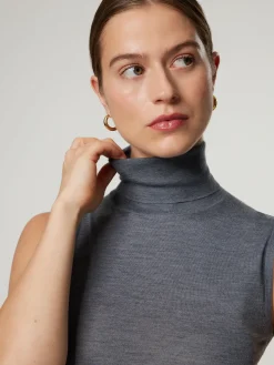 Stricktop aus Schurwolle