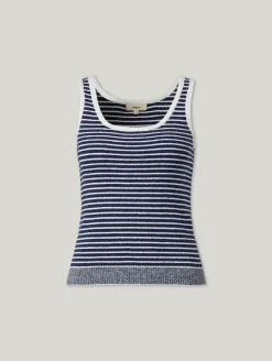 Stricktop mit Baumwolle