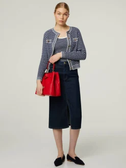 Stricktop mit Baumwolle