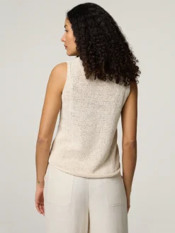 Stricktop mit Baumwolle