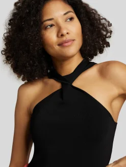 Stricktop mit Knoten-Detail