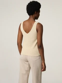 Stricktop mit Leinen CAARO