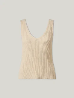 Stricktop mit Leinen CAARO