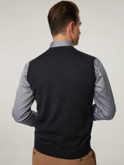 Strickweste aus Merinowolle