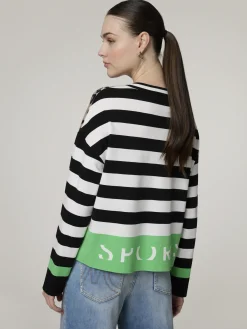 Sweatshirt mit Muster-Mix