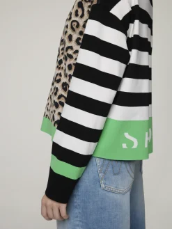 Sweatshirt mit Muster-Mix