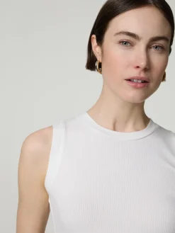 Tanktop mit Rippen