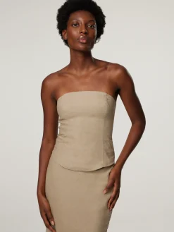 Top aus Leinen SAELYNN