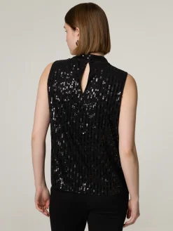 Top mit Pailletten