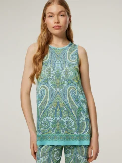 Top mit Paisley-Print