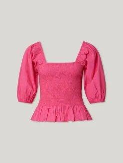 Top mit Puffärmel