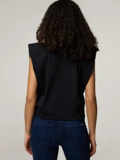 Top mit Schulterpolster