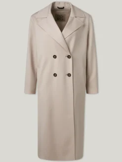 Trenchcoat aus Wolle