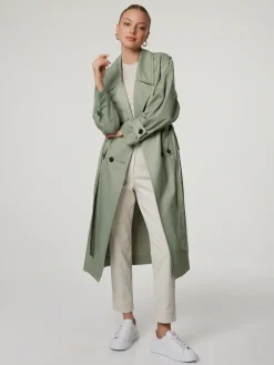 Trenchcoat mit Baumwolle