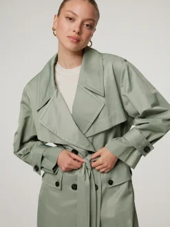 Trenchcoat mit Baumwolle