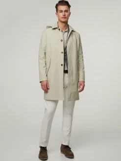 Trenchcoat mit Kapuze