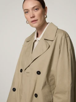 Trenchjacke aus Bio-Baumwolle