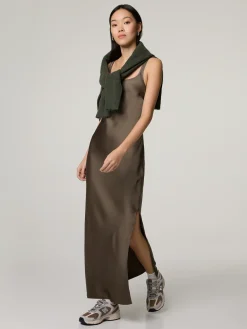 Trägerkleid  aus Satin SUNNA