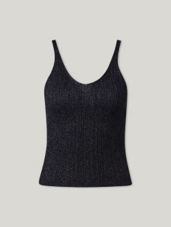 Trägertop mit Rippen