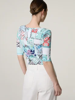 T-Shirt aus Baumwolle mit Print