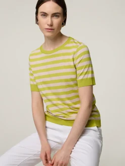 T-Shirt aus Feinstrick