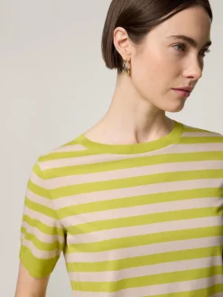 T-Shirt aus Feinstrick