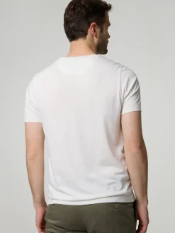 T-Shirt aus Feinstrick