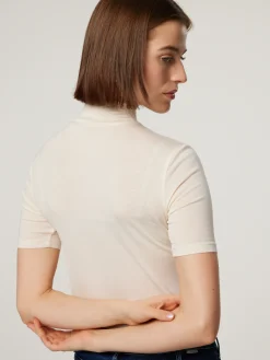 T-Shirt aus Feinstrick