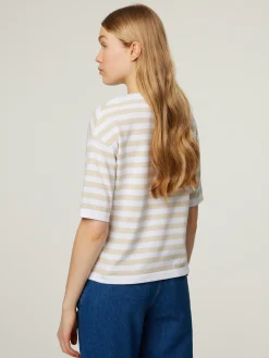 T-Shirt aus Feinstrick