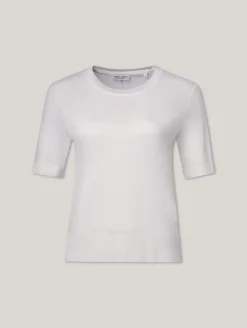 T-Shirt aus Feinstrick