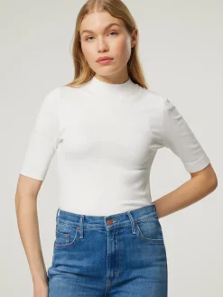 T-Shirt aus Feinstrick