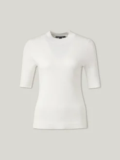 T-Shirt aus Feinstrick