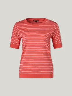 T-Shirt aus Feinstrick