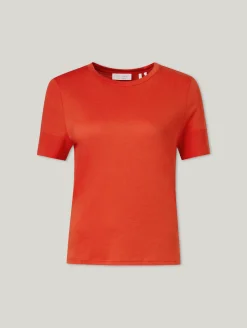 T-Shirt aus Feinstrick