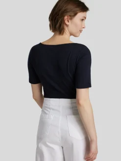 T-Shirt aus Flammgarn