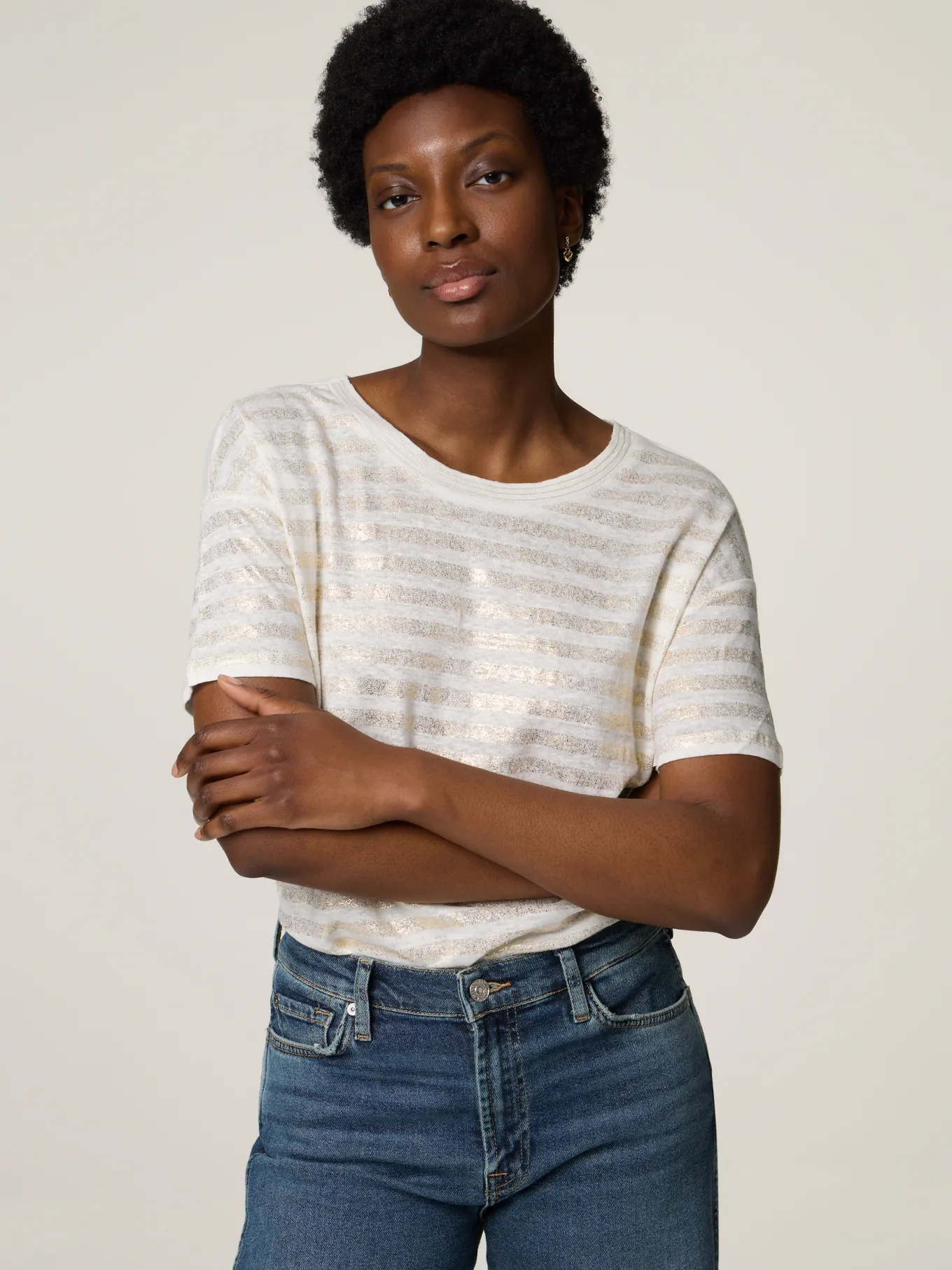 T-Shirt aus Leinen CANDICE