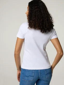 T-Shirt aus Rippstrick KARDAA