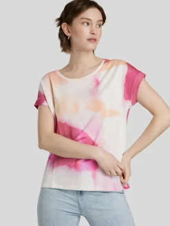 T-Shirt im Batik-Look