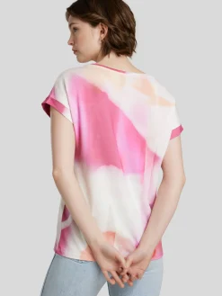 T-Shirt im Batik-Look