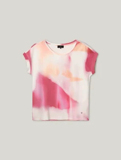 T-Shirt im Batik-Look