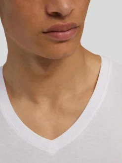 T-shirt LONG LIFE SOFT mit V-Neck